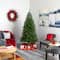 7ft. Pre-Lit Springfield Artificial Christmas Tree, Clear LED Lights